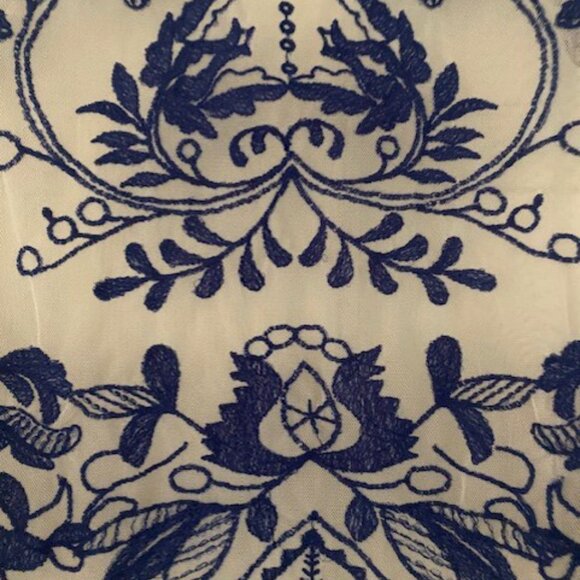 Anthropologie Sheer embroidered shirt - Picture 2 of 3